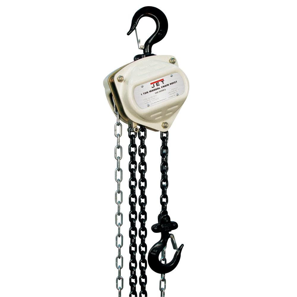 S90-100-20 1-Ton Hand Chain Hoist with 20 Ft. Lift 101912