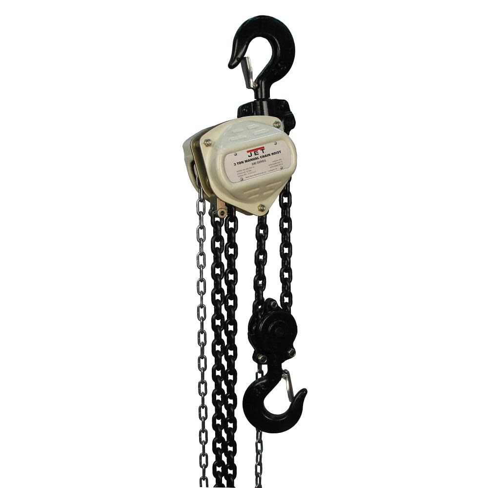 S90-300-10 3-Ton Hand Chain Hoist with 10 Ft. Lift 101940