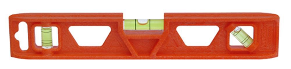 Plastic 9-in 3 Vial Torpedo Level 1402-0900