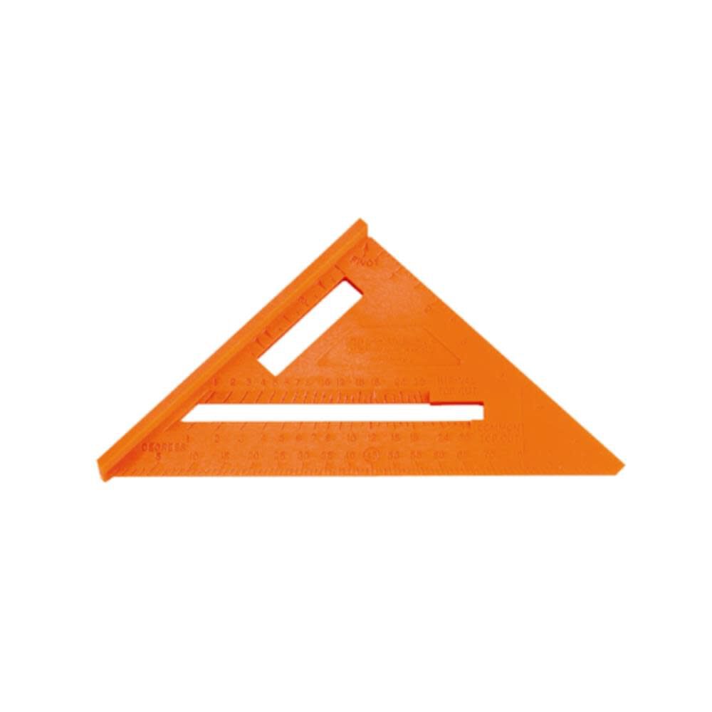 7 In. Glo Orange Structo-Cast Rafter Angle Square RAS-70B-ORAN