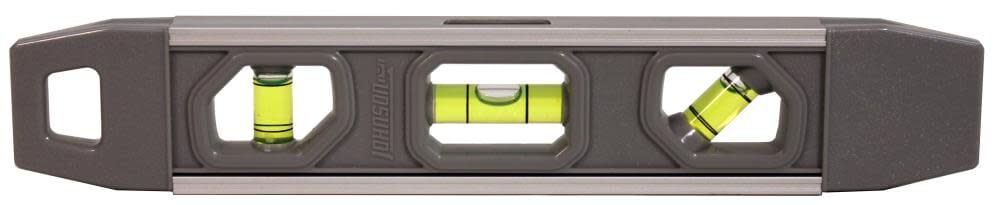 Aluminum 9-in 3 Vial Magnetic Torpedo Level 1405-0900