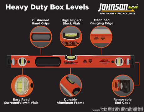 Level Heavy Duty Box Level 24in 9850-2400