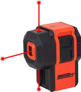 Red 30-ft Self-Leveling Outdoor 360 Beam Cross-line Laser Level 40-6646