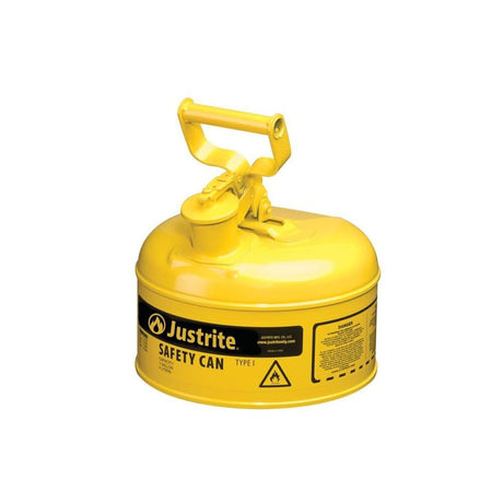 1 Gal Steel Safety Yellow Diesel Fuel Can Type I with Flame Arrester 7110200