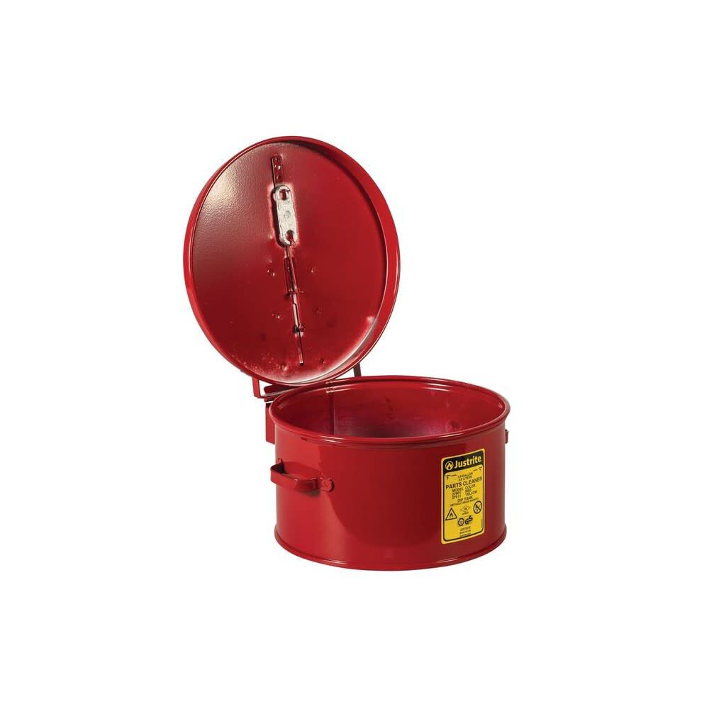 1 Gallon Red Steel Dip Tank for Cleaning Parts 27601