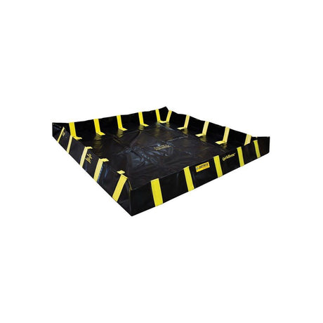 1075 Gallon Spill Containment Berm 12 ft x 12 ft x 12 in Black 28544