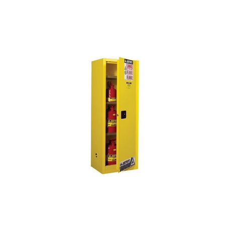 22 Gallon Yellow Steel Manual Close Flammable Safety Cabinet 892200