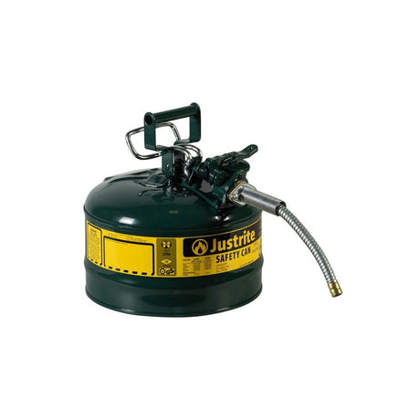 2.5 Gal Steel Safety Green Oil Can Type II 7225420