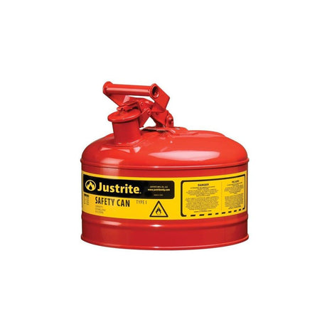 2.5 Gal Steel Safety Red Gas Can Type I with Flame Arrester 7125100