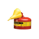 2.5 Gal Steel Safety Red Gas Can Type I with Funnel 7125110