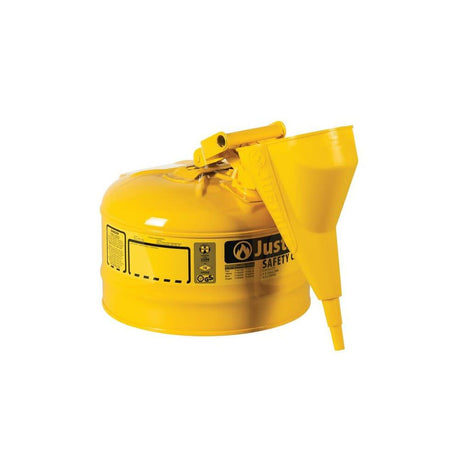2.5 Gal Steel Safety Yellow Diesel Fuel Can Type I with Funnel 7125210