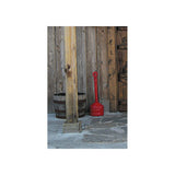 2.5 Gallon Red Plastic Topper, Steel Base Cigarette Butt Can 26810R