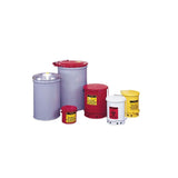 30 Gallon Gray Waste Receptacle Safety Drum Can 26630G