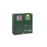 30 Gallon Green Self Close Safety Cabinet 893024