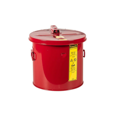 3.5 Gallon Red Steel Dip Tank for Cleaning Parts 27603
