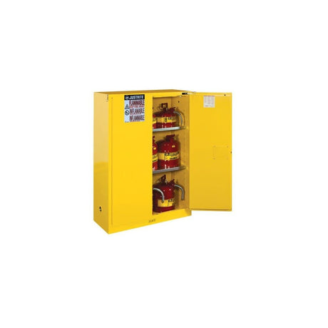 45 Gallon Yellow Manual Close Flammable Cabinet 894500