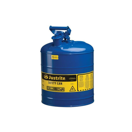 5 Gal Steel Safety Blue Kerosene Can Type I with Flame Arrester 7150300