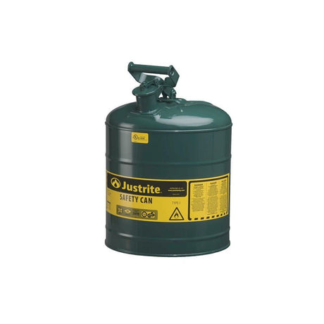 5 Gal Steel Safety Green Oil Can Type I with Flame Arrester 7150400