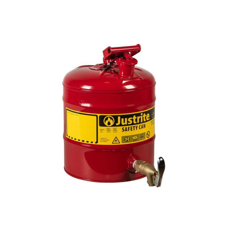 5 Gal Steel Safety Red Gas Can Type 1 with Faucet 7150150