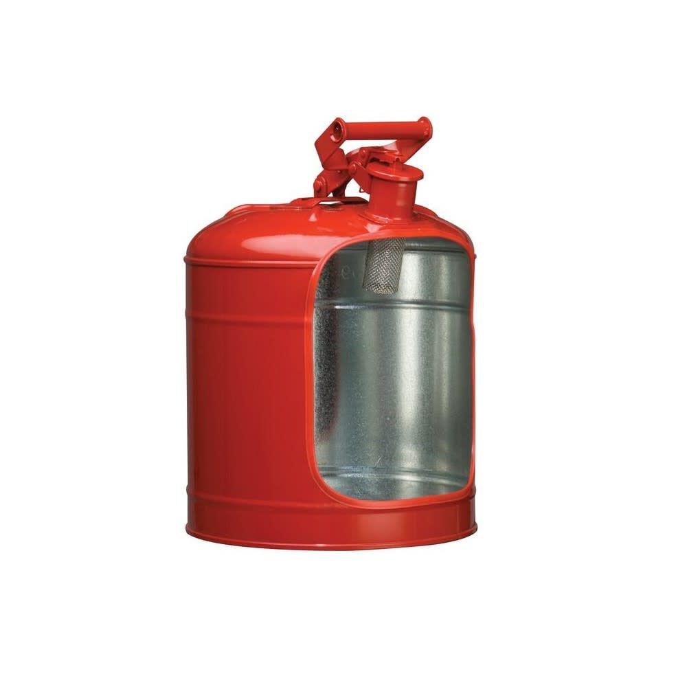 5 Gal Steel Safety Red Gas Can Type I with Flame Arrester 7150100
