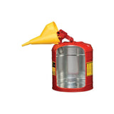 5 Gal Steel Safety Red Gas Can Type I with Funnel & Flame Arrester 7150110