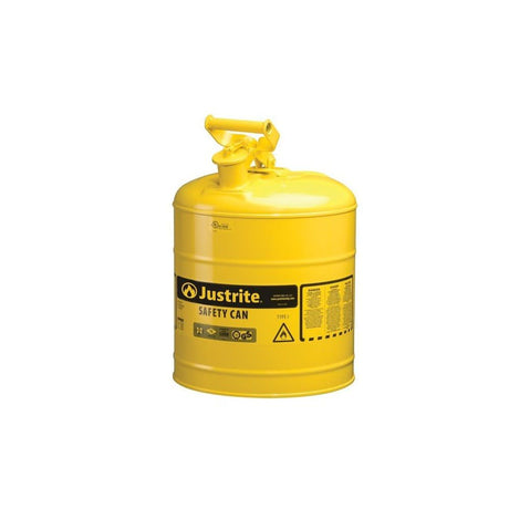 5 Gal Steel Safety Yellow Diesel Fuel Can Type I with Flame Arrester 7150200