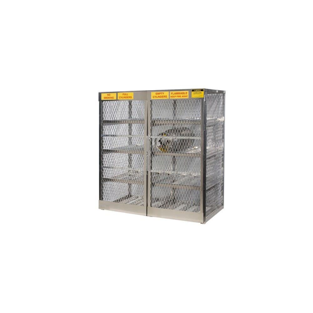 Aluminum Gas Cylinder Cabinet Locker for 20-33 Lbs LPG Cylinder 23005