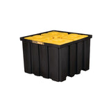 EcoPolyBlend Black IBC Indoor Pallet with Forklift Pockets 28674