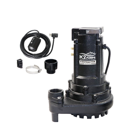 CONTRACTOR SERIES 1/2 HP Cast Iron Sump Pump Automatic SPI05008TPK