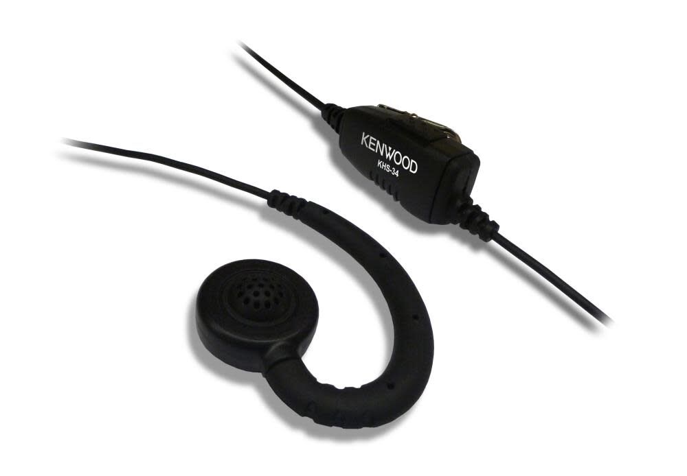 C-ring ear hanger with ptt & mic KHS-34