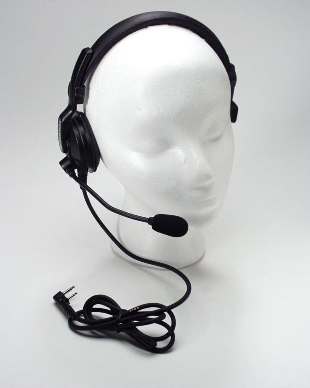 Single-muff headset with in-line PTT KHS-7A