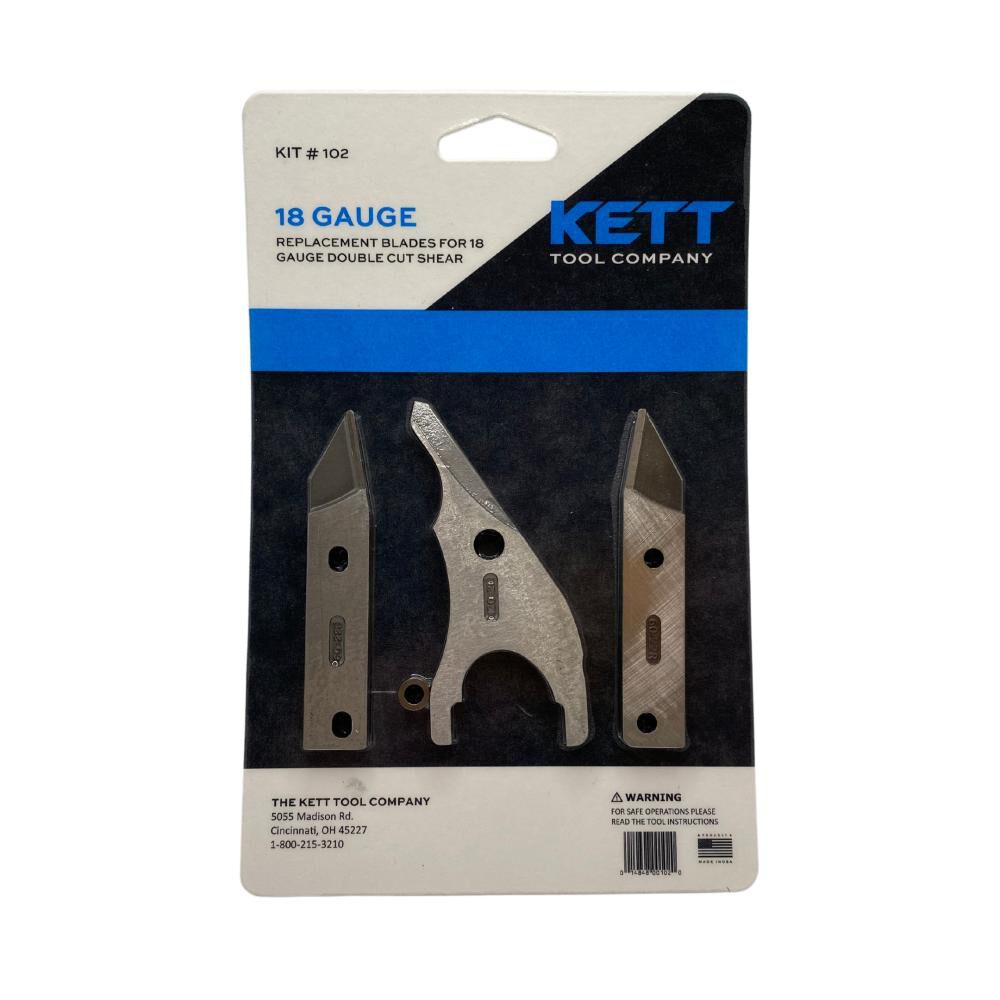 Replacement Blades for 18 Gauge Double Cut Shears KIT102