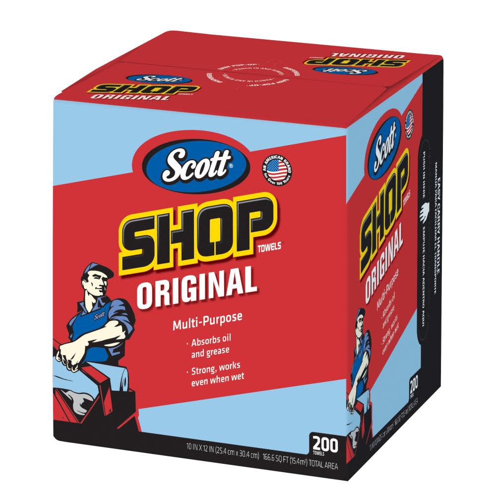 SCOTT Shop Towels 200ct Box 75190