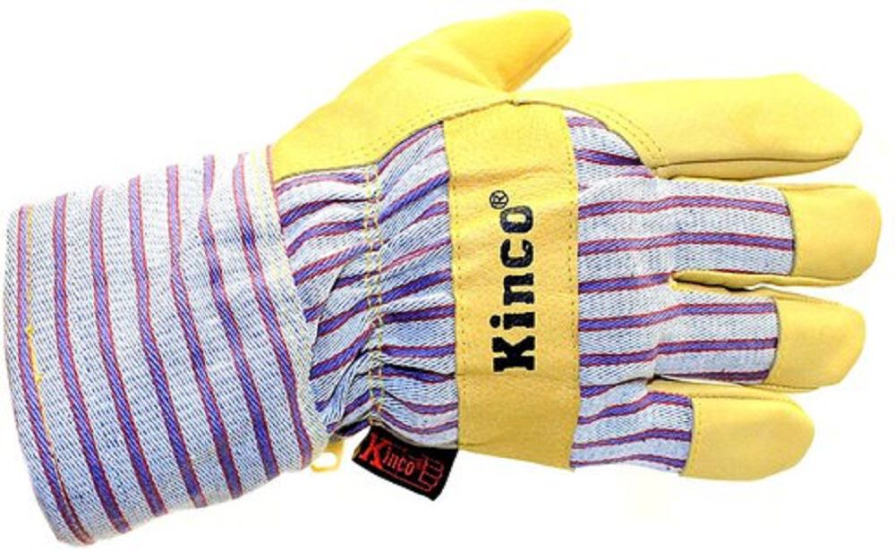 1927 Lined Premium Grain Pigskin Palm Gloves with Safety Cuff 1927K520