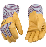 1927 Lined Premium Grain Pigskin Palm Gloves with Safety Cuff 1927K520