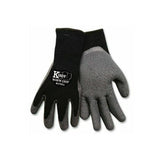 Black Acrylic Thermal Knit & Latex Palm Glove 1790K520