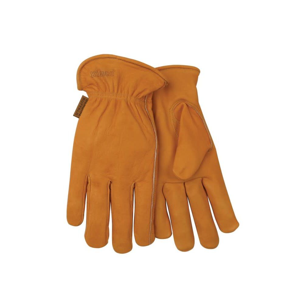 Dark Golden Grain Buffalo Leather Driver Gloves 81HKK520