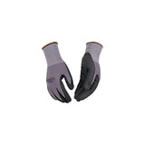 Gray/Black Nylon Knit & Micro-Foam Nitrile Palm Glove Large 1888-L