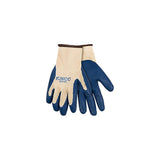 White/Blue Poly-Cotton Knit & Latex Palm Glove 1792K520