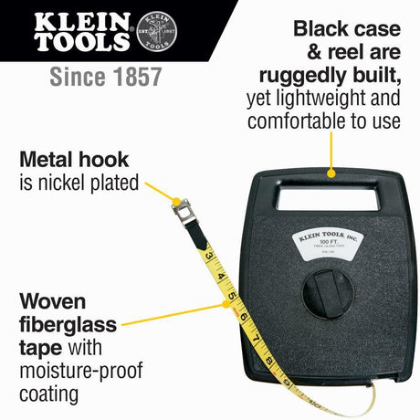 Tools 100' Woven Fiberglass Tape Case 946100