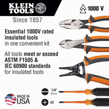 Tools 1000V Insulated Tool Kit - 5-Piece 94130