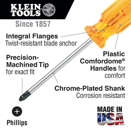 11-1/2 #1 Phillips Tip Screwdriver P28