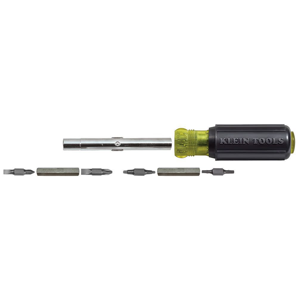 11-Piece Plastic Handle Multi-bit Screwdriver 32500