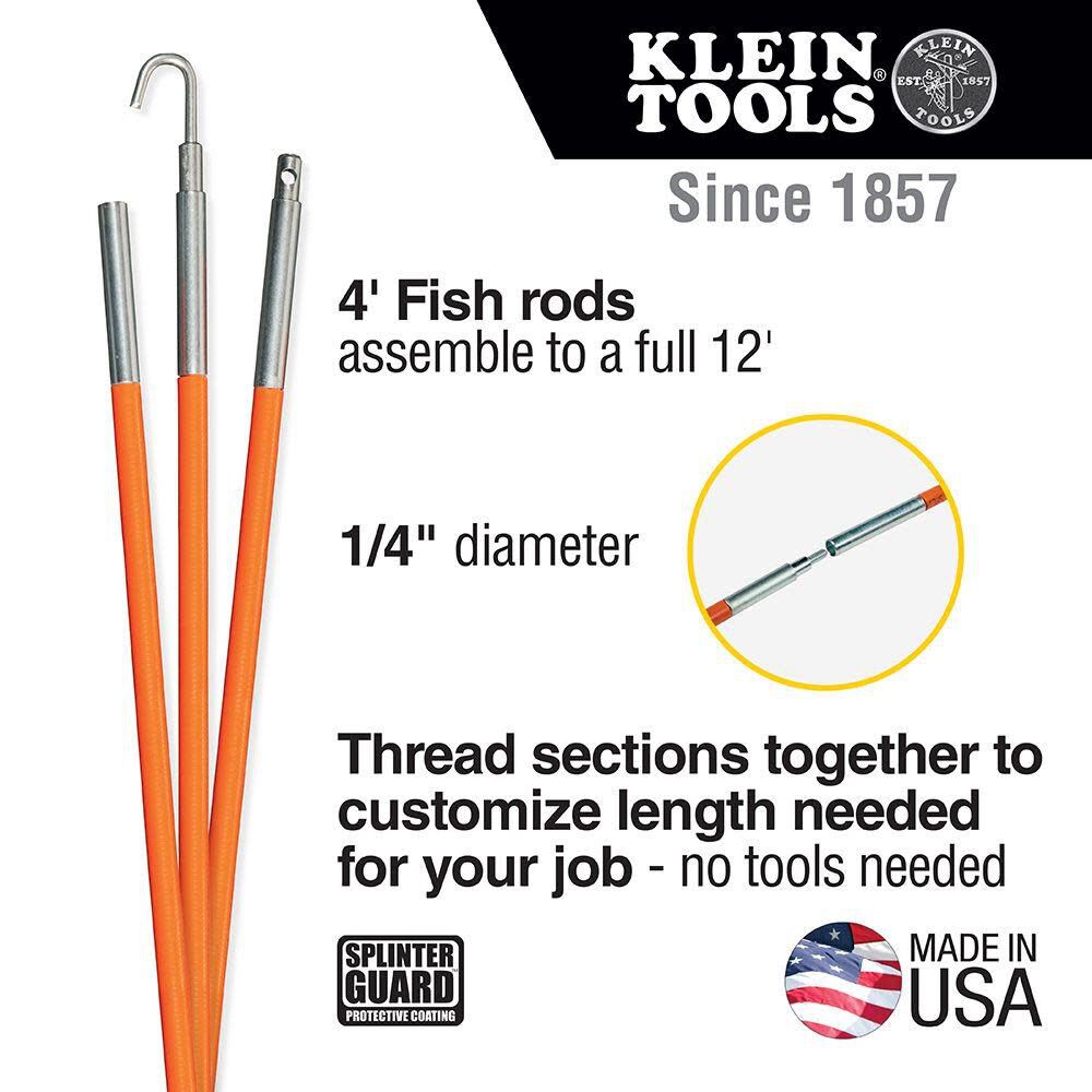 12' (3.7 m) Lo-Flex Fish Rod Set 56312