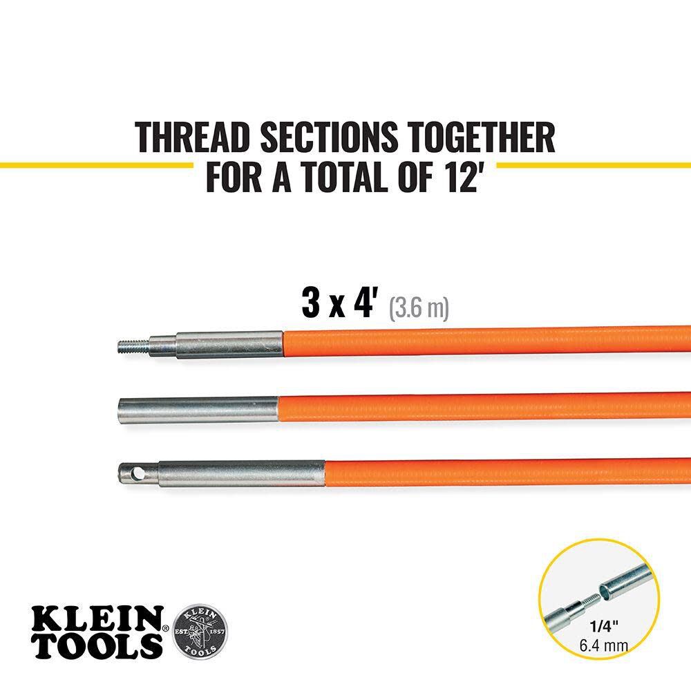 12' (3.7 m) Lo-Flex Fish Rod Set 56312