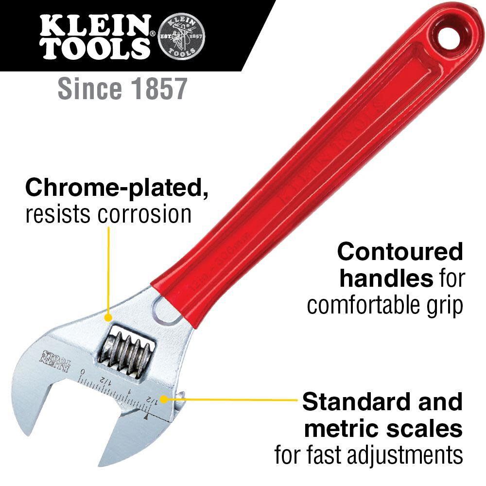 12 Extra Capacity Adjustable Wrench D50712