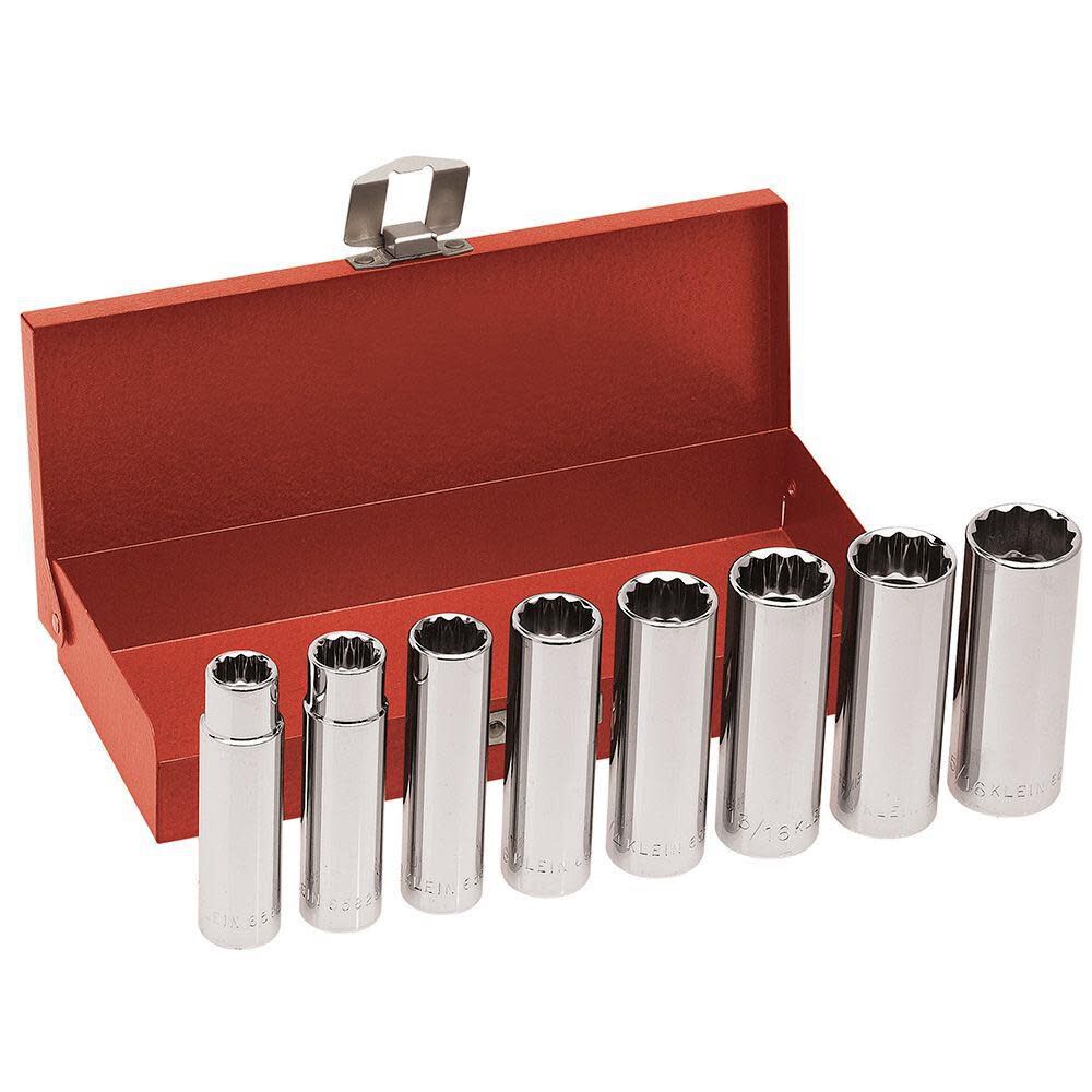 Tools 1/2in Drive Socket Wrench Set 8pc 65514