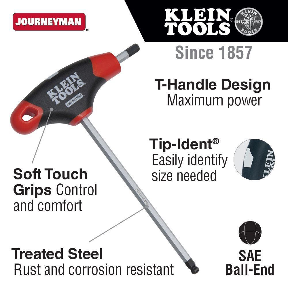 1/2in Hex Ball T-Handle 6in JTH6E17BE