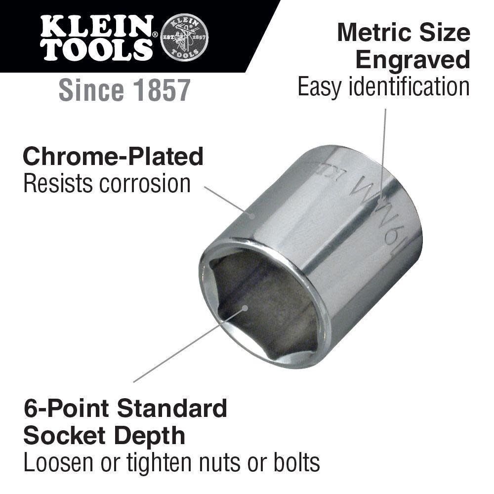 12mm 6 Point 3/8in Drive Socket 65912