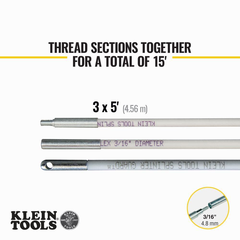 15' (4.6 m) Mid-Flex Glow Rod Set 56415